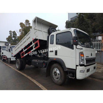 Camion à benne à benne de 8 tonnes Sinotruk Howo 4x4